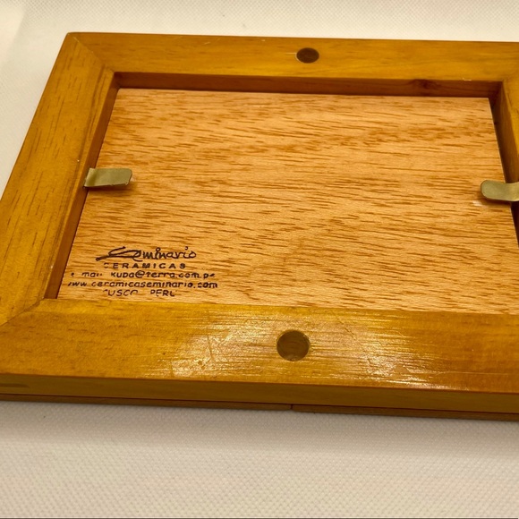 Peruvian Pottery Photo Picture Frame 8”x6” - Picture 6 of 7